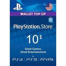 Playstation PSN Card 10 DOLAR(US) United States