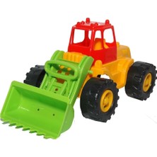 Uçar 105 Dozer Küçük Uçarkid Renkli Plastik Oyuncak Araç Güvenli ve Eğlenceli