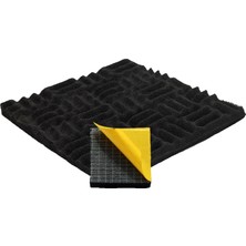 Türkeli Akustik Labirent Sünger 30MM Yanmaz Yapışkanlı Ses Yalıtımı 50x50 Kullanım Alanları Geniş