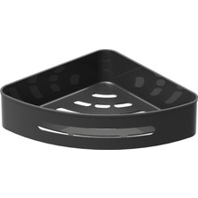 Aqua Bagno Smart Köşe Süngerlik 20x20 cm, Mat Siyah | 35.29.56.02.03
