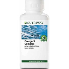 Amway Nutriway Omega 3 Complex 90 Kapsül Yetişkinler İçin Omega 3 Yağ Asitleri İçeren Besin