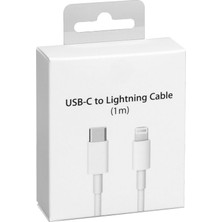Bydiz Apple Lightning Hızlı Şarj Kablosu 1 Metre USB C Uyumlu iPhone 11-12-13-14 Pro/Max Beyaz