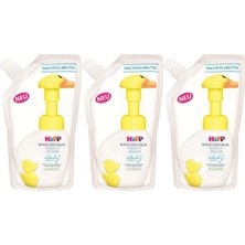 Hipp Babysanft 250 ml Bebek/Çocuk El Yıkama Köpüğü 3'lü Set Organik Badem Özü ile 0-6 Yaş İçin
