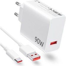 Pmr 90W Type-C Süper Hızlı Şarj Adaptörü + 6A Type-C Kablo