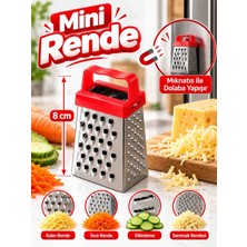 Kea Ev Eşyaları Mini Rende 8 cm Mıknatıslı Çok Fonksiyonlu Rende Peynir Sarımsak Sebze Rendeleme Aparatı