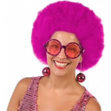 Efnaz Style Pembe Renk Disko Toplu Küpeli Parlak Yılbaşı Parti Gözlüğü
