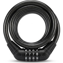 Zoli 12X1000 Bisiklet Şifreli Kilit Xbyc 4522 Siyah