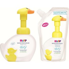 Hipp Babysanft Bebek/Çocuk El Yıkama Köpüğü 250ML (1 Pompalı+1 Yedek) 0-6 Yaş İçin Cilt Dostu