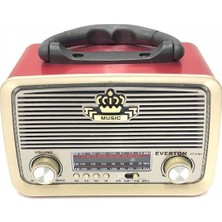 Everton honey Rt-301 Nostalji Bluetooth Şarjlı Radyo Usb Sd Mp3 Player