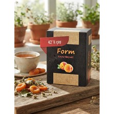 Çamlıca Bitkisel Aktar Form Kayısı Meyveli Bitki Çayı 42'li Paket - Sindirim ve Form Destekli Bitkisel Çay
