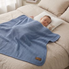 Bambik Mini Cayzen Kışlık Fitilli Bebek Battaniyesi 85X95 cm
