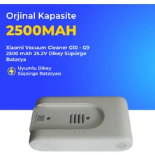 Ümit Maker Mi Vacuum Cleaner G10 - G9 Dikey Süpürge 2500 mAh 25.2V  Batarya – Orjinal Uyumlu Uzun Ömürlü, Yüksek Performans Pil