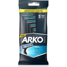 Arko Tıraş Bıçağı T1 5'li Poset Erkekler İçin Hassas Cilt Dostu Yüksek Kalite