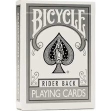 Bicycle | Rider Back Standard Silver-Beyaz Deste Oyun Kartı