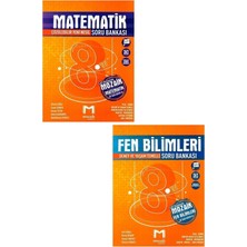 Mozaik Yayınları 8. Sınıf Matematik ve Fen Bilimleri Soru Bankası 2'li Set Hedef Yaş Grubu Sınav Bilgisi
