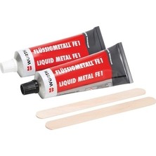 Würth Fe1 Sıvı Metal 500 gr Gri Renkli Macun Kıvamında Metal Onarım Ürünü Tüm Yüzeylerde Uygulanabilir