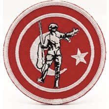 Seyhan Mücahit Nakış Peç 7 cm  Çap - Mücahit Arma (1 Adet)