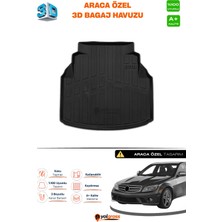 Meka Part Mercedes C180 W204 3D Pro Plastik Setli Bagaj Havuzu 2007-2014 A+ Kalite
