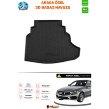 Meka Part Mercedes C200 W205 3D Pro Plastik Setli Bagaj Havuzu 2014-2021 A+ Kalite