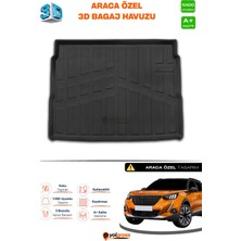 Meka Part Peugeot 2008 Üst Bagaj 3D Pro Bagaj Havuzu 2019 Üzeri A+ Kalite