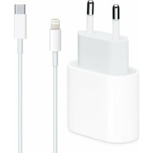 MobileGaraj iPhone Uyumlu 12 Mini 20W Şarj Başlığı ve Lightning To Type C 1m Şarj ve Veri Aktarım Kablosu
