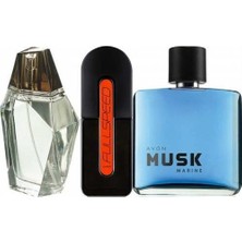 Avon Perceive+Fullspeed+Musk Marine Süper 3Lü Erkek Set