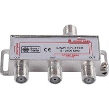 Ata Elektronik 3'lü Anten Dağıtıcı Splitter 5-2500 mhz Yüksek Performanslı Kolay Kurulum