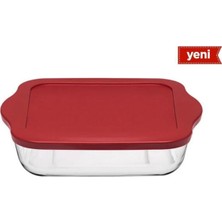 Hibana Plastik Kapaklı Kare Borcam 59024