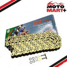 Motomart+ Yamaha Ybr 125 Zincir-Cz Chain-Gold MTR1319