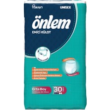 Önlem Medium Emici Külot 30 Adet Anatomik Yapı ve Sızdırmayı Önleyici Bariyer ile Konfor