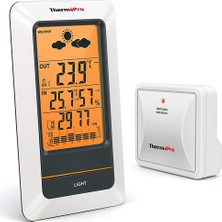 ThermoPro TP67A Wifi İç-Dış Mekan Dijital Sıcaklık, Nem, Basınç Ölçer 60 Metre Ölçüm Mesafesi ile Kullanıcı Dostu