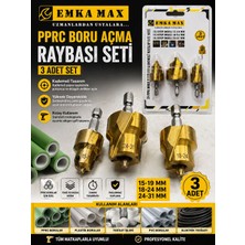 Emka Max 3'lü Kademeli Matkap Ucu Seti