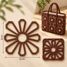 Angel Çanta Aksesuar Motif Aparatı Kahve Renk 1 Adet