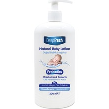 Deep Fresh 300 ml Doğal Bebek Losyonu Hassas Ciltler İçin Probiyotik Destekli Nemlendirici
