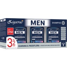 Zigavus Erkek Dökülme Karşıtı Bitki Özlü Şampuan 300 ml 3 Al 2 Öde Güç Artışı ve Direnç Kazandırır