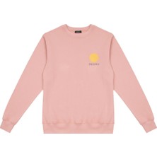 Beord Firenze %100 Pamuk Bisiklet Yaka Erkek Sweatshirt Regular Pembe BSS1-150