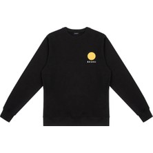 Beord Firenze %100 Pamuk Bisiklet Yaka Erkek Sweatshirt Regular Siyah BSS1-150