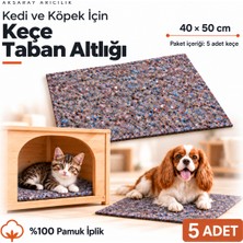 Aksaray Arıcılık Kedi Köpek Için Keçe Yalıtım Pedi – Soğuk Zemin Için Taban Altlığı 40×50 cm 5 Adet