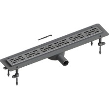 Aqua Bagno Basic 1.0 Duş Kanalı 40 Cm Yan Çıkışlı - Membran İzalasyonlu -304 Paslanmaz - Koku Önleyicili | 90.99.08.02.00