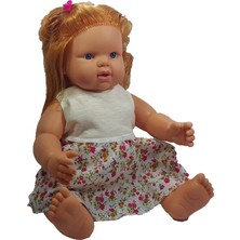 Kkd Oyuncak Et Bebek En Büyük Boy Türkçe Konuşan 60 cm Renkli Çiçek Desenli Kız Çocuk Oyuncağı