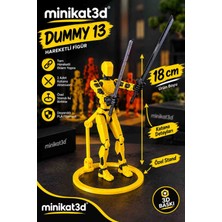 Minikat 3D Dummy 13 Sari Renk Boy 18CM