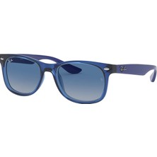 Ray-Ban RJ9052S 70624L 48 Mavi Çocuk Güneş Gözlüğü UV Koruma Özelliğiyle Kemik Çerçeve