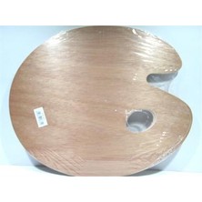 Südor Vtk-831 Model Ahşap Resim Paleti 25 X 30 cm Sanatsal Kullanım İçin Doğal Renk