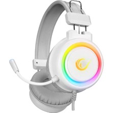 Rampage SN-R10 Alquıst Beyaz 3,5mm Rgb Gaming Oyuncu Mikrofonlu Kulaklık