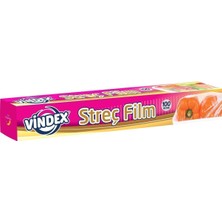 Vindex Streç Film 100 m Gıdaları Taze Tutma Özelliği ile Pratik Kullanım İçin