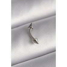 Efnaz Style 316L Çelik Gümüş Renk Çivi Model Piercing