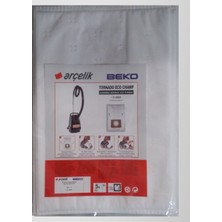 Arçelik Tornado Eco Champ S4935 Sentetik Süpürge Torbası 5 Adet Yerli Üretim Aksesuar