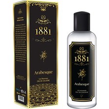 1881 Kolonya Arabesque Fresh Koku 250 ml 80 Derece Dökme Kolonya Cam Şişe