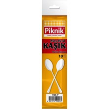 Piknik Plastik Kaşık Büyük Boy 10'lu
