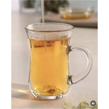 Hibana Keyif Kulplu Çay Bardağı 12'li 55411